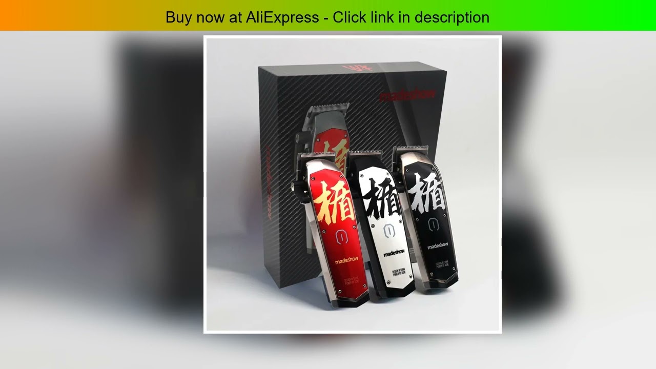 Madeshow M10 M11 Professional Oil Head Hair Clipper Hair Cutter Titanium Plated Ceramic Blade 7000r