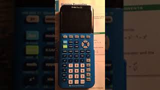 TI 84 Calculator Lab- graphing exponential functions algebra 1- p 462