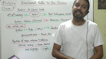 "Kabir ; A CLOSER LOOK"  class 7 History "Devotional path to the divine"