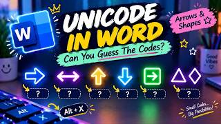 Details 🪄 This Word Trick Feels Like MAGIC! 🤯 | Unicode Codes + Alt + X ✨ Update