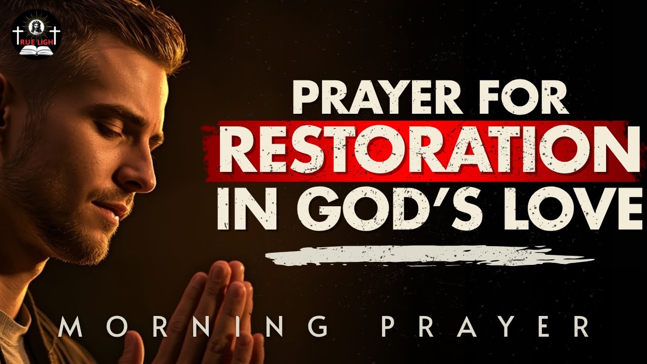 When Sin breaks You, Pray This For Restoration in God’s Love | Morning Prayer