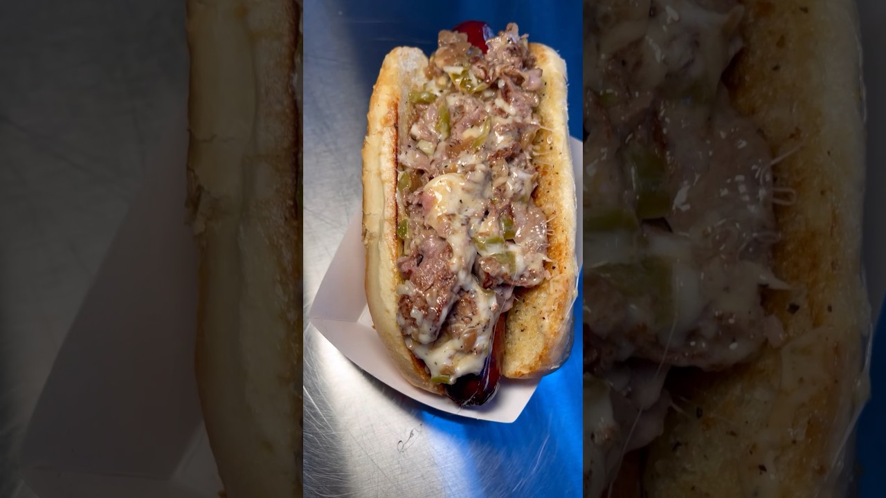 Best Las Vegas late night food #303inthecut #lasvegasfood #vegaseats #hotdog g