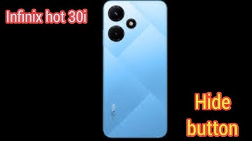 How To Hide Button in Infinix Hot 30i, How To Hide Back Button In Infinix Hot 30i, Navigation Button