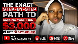 The Exact Step-by-Step Path to Making Your First $3,000 in Just 30 Days