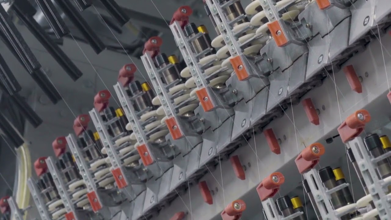 Different parts on Draw Texturing machine (DTY Machine)