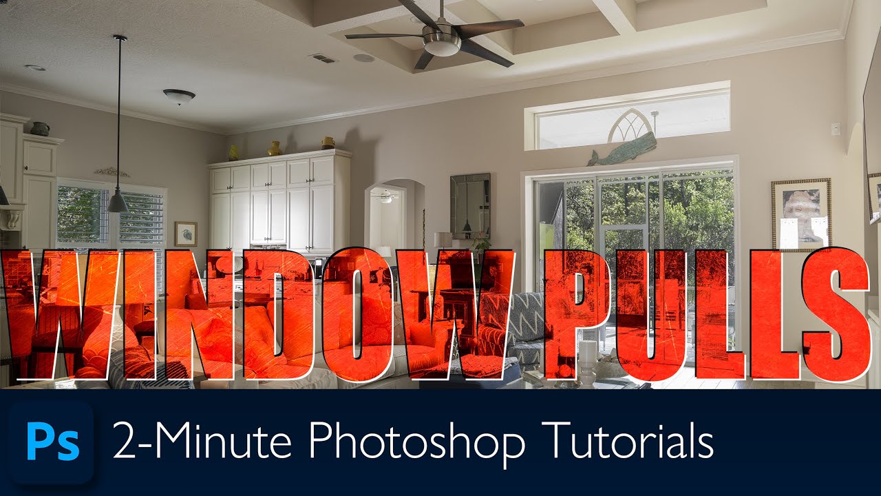 Real-Estate Window Pulls in Photoshop using Easy Panel | Photoshop Tutorial