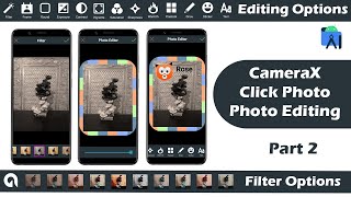 Camerax Android Tutorial with Photo Editing App making part 2 | Android Photo Editor app with Filter screenshot 5