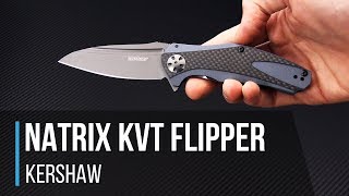 Kershaw Natrix 7007CF Carbon Fiber KVT Sub Framelock Flipper Overview