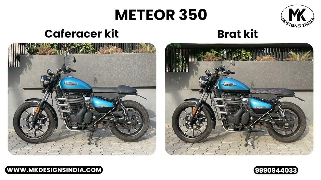 ROYAL ENFIELD Meteor 350 Installation Guide | Caferacer Kit | Brat Kit | Meteor 350