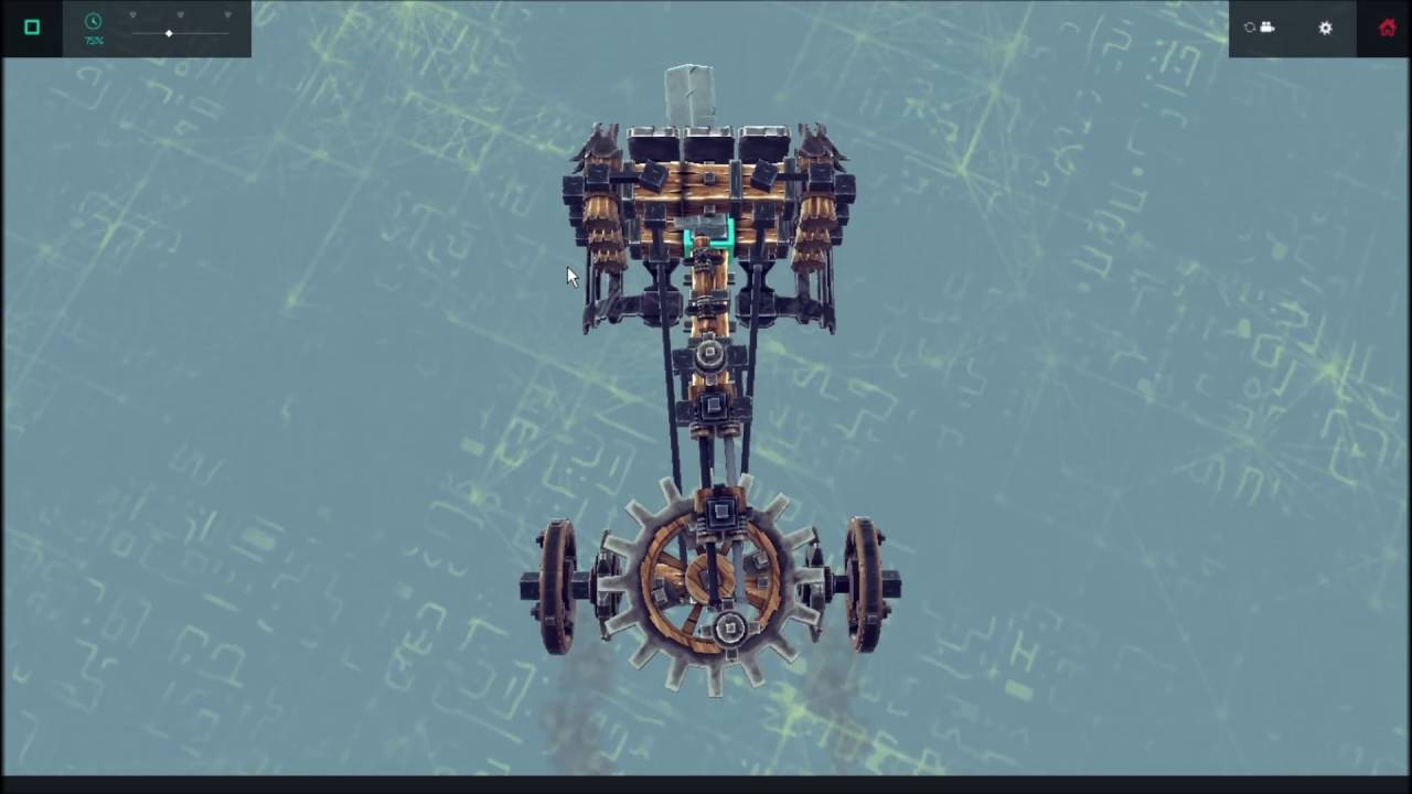Besiege RocketSledge birdseye