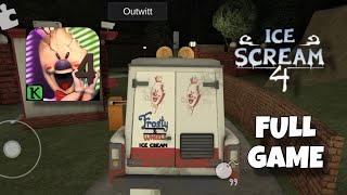 NOW I'M THE CRAZY ICE CREAM MAN!!  Ice Scream 4: Outwitt Mod - Full Gameplay - Android screenshot 4