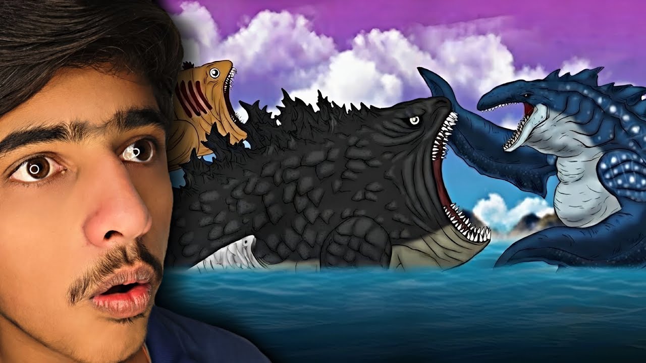 REACTING TO SHARK WHALE GODZILLA & KONG VERSUS BLOOPZILLA FIGHT 🔥🥵 ...