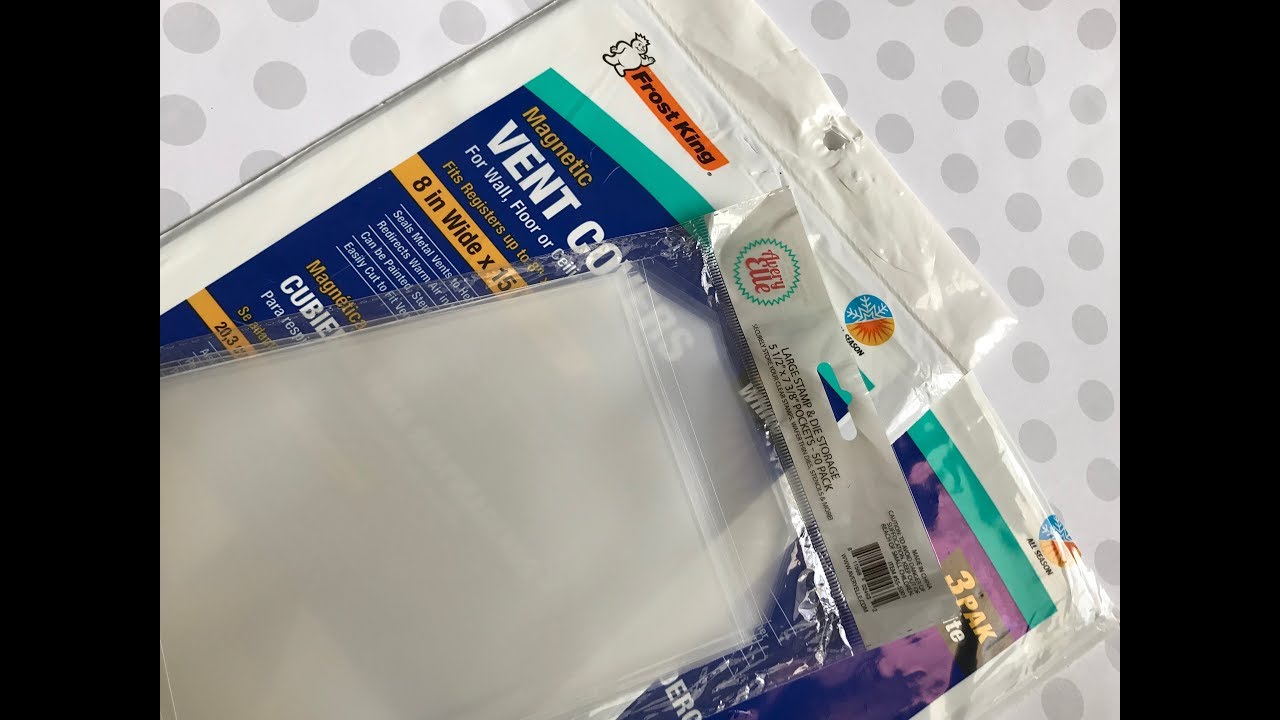 Craft room Storage How to organize metal dies *REQUESTED* YouTube