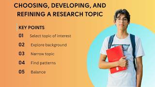 Choosing, Developing, and Refining a Research Topic