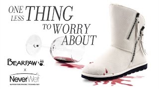 BEARPAW now protected by NeverWet Superhydrophobic Technology!