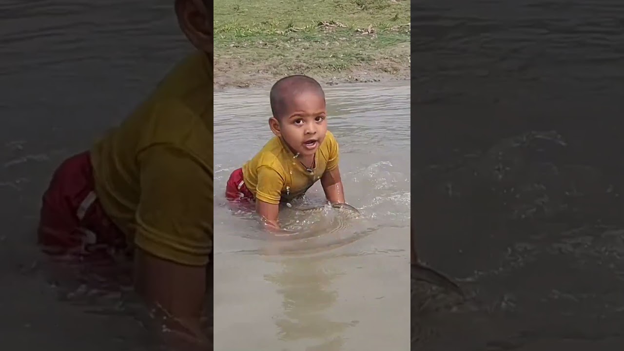Amazing Boy Catching Fish By Hand