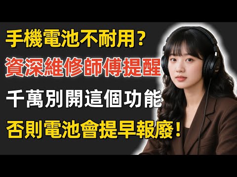 手機維修師傅提醒！ 手機快沒電時，千萬別開「這個功能」，電池會提早報廢！#手機電池 #電池保養 #省電技巧 #手機充電 #延長電池壽命 #維修師傅