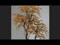 Деревья из бисера. Осеннее дерево МК от Елены Кулик. Autumn tree master class from Elena Kulik.