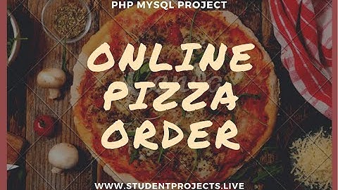 Online Pizza Order Project in PHP & MySQL