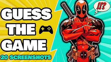 GUESS THE GAME! CAN YOU GET 20/20? ⚔️ VIDEO GAME QUIZ
