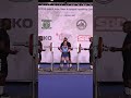 World Junior Record Squat Classic with 163.5 kg by Elisa Misiano ITA in 52kg class