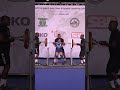 World Junior Record Squat Classic with 163.5 kg by Elisa Misiano ITA in 52kg class