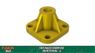 Modeling in  Fusion 360 I Rep no. 6