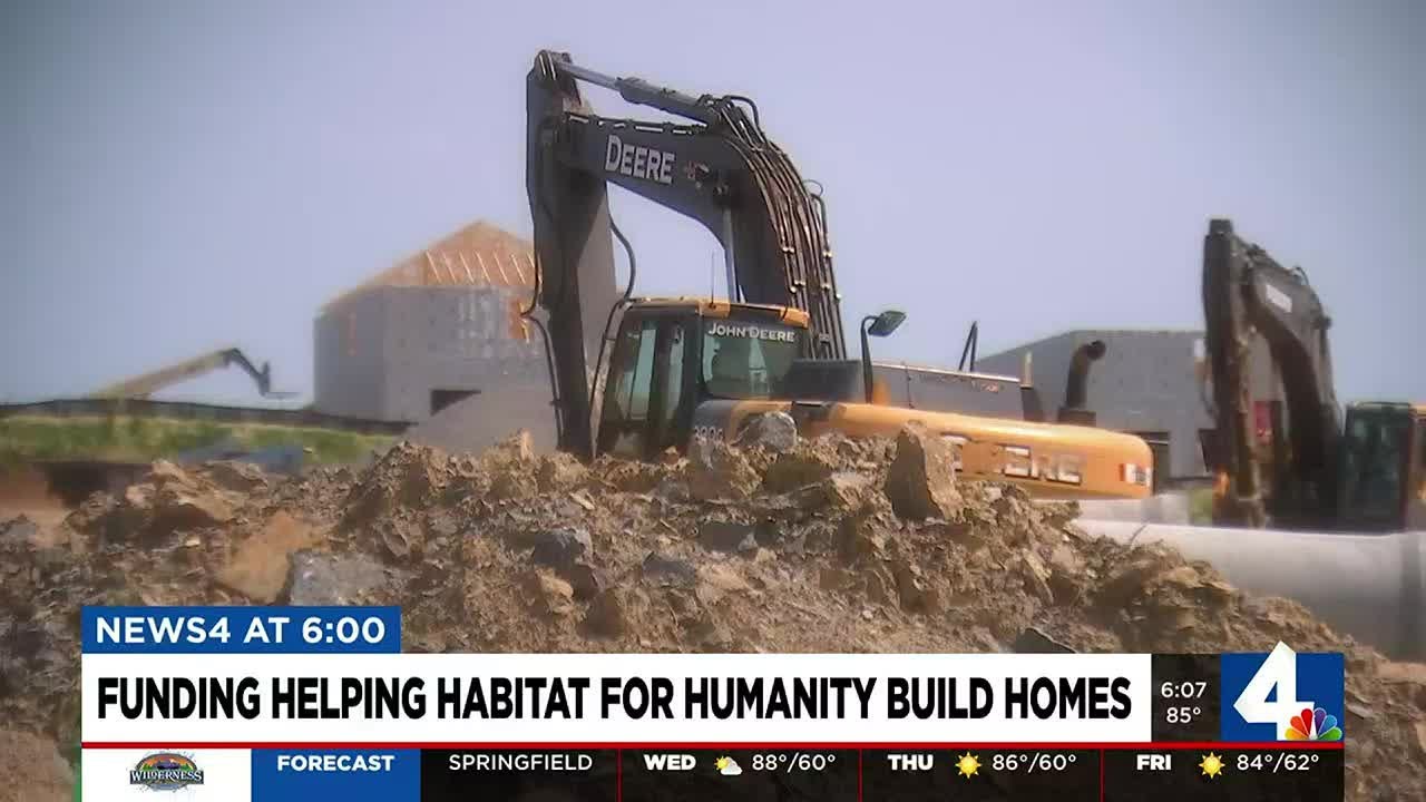 Funding helps Habitat for Humanity to build homes YouTube