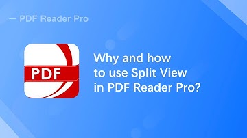 Why and how to use Split View in PDF Reader Pro?