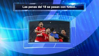 Las penas del 18 se pasan con fútbol..