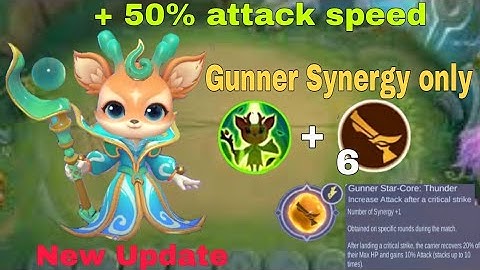 Eva Skill 3- Gunner Synergy only in this New Update | Magic Chess- MLBB