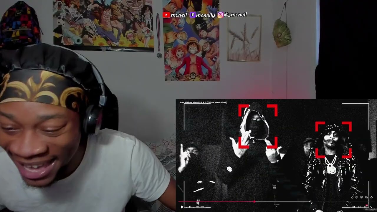 Russ Millions x Buni - M.A.D (Official Music Video) REACTION