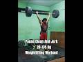 Pause clean and Jerk | Weightlifting Workout | Indian Weightlifting