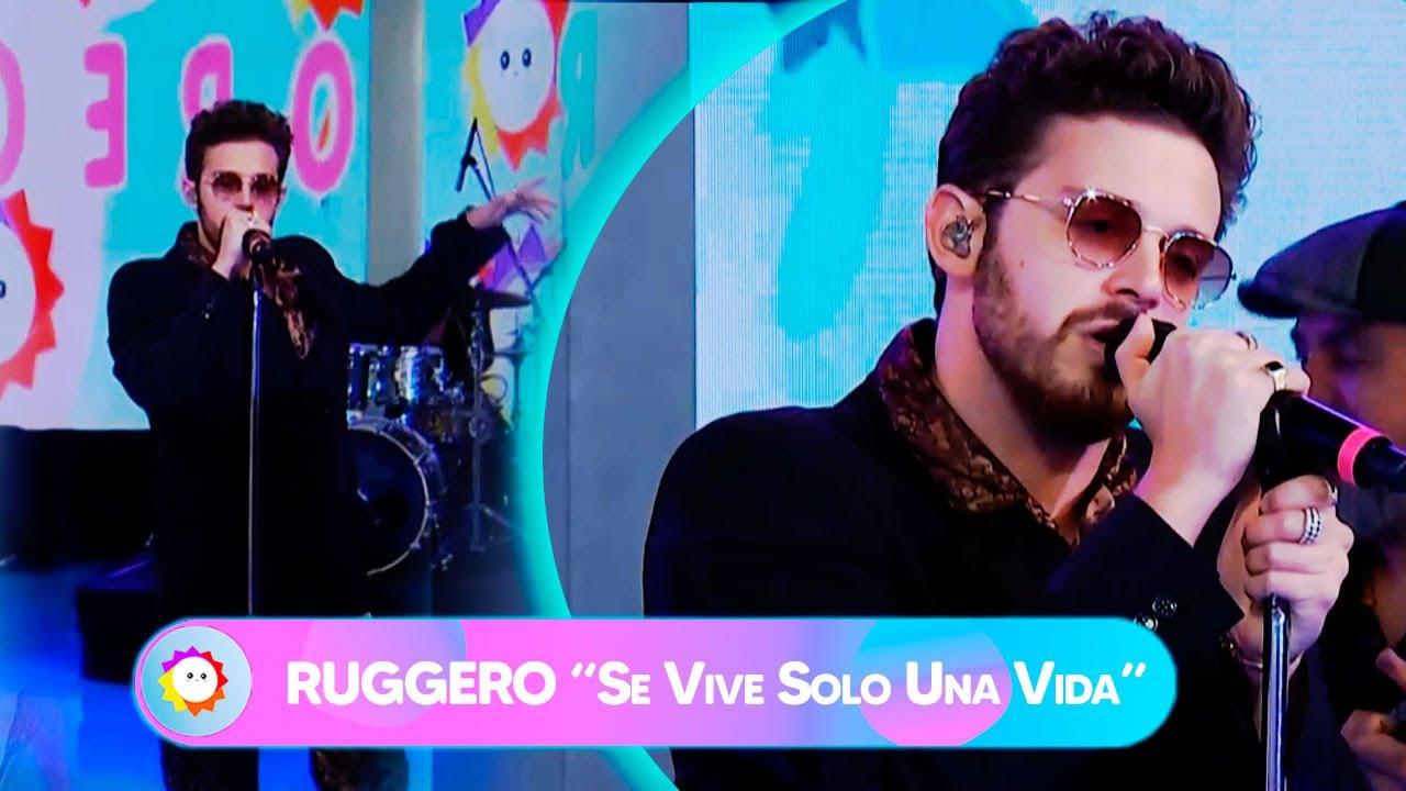 Ruggero se lució cantando 