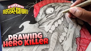 Drawing Hero Killer - Timelapse || My Hero Academia