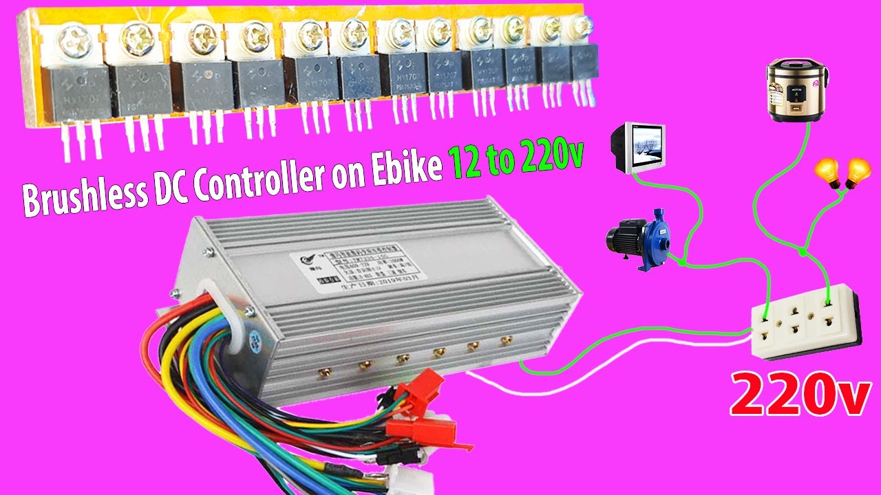 How to make a simple inverter 3000W, 12 transistor IRF 3205, creative prodigy #23