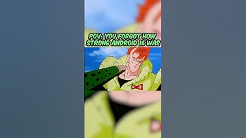 When Your Opponent is Made up of 20% Son Goku | Android 16 Vs Imperfect Cell