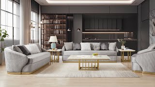 Homey Design's HD-7008 Sofa Set