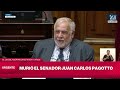 Falleció el senador Juan Carlos Pagotto: conmoción en la política por su muerte a los 74 años