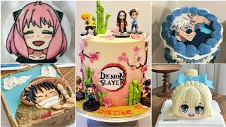 15 Best Anime Cakes I made🎂 | Anime cakes | Full ASMR making video | Cartoon cake 