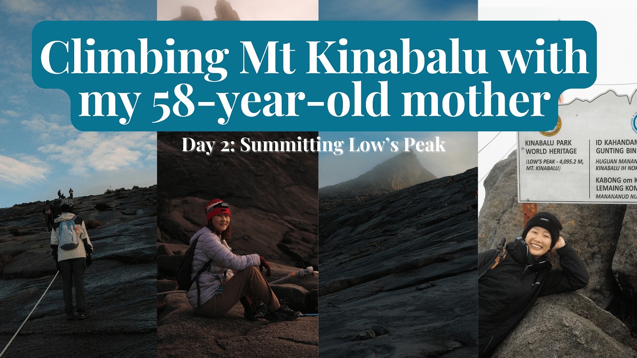 climbing mt kinabalu with my mom (pt 2)