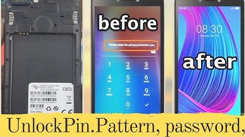 Unlock Itel A46 L5503 Pin/ Password/Pattern Remove without pc/ android phone hard reset 100% Warking