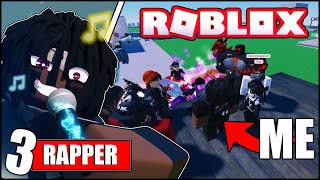 RAPPING IN ROBLOX MIC UP 👑 (RAP BATTLE   FREESTYLES)