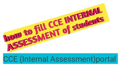 how to fill CCE internal assessment of 5th class | enter cce assessment on pseb portal
