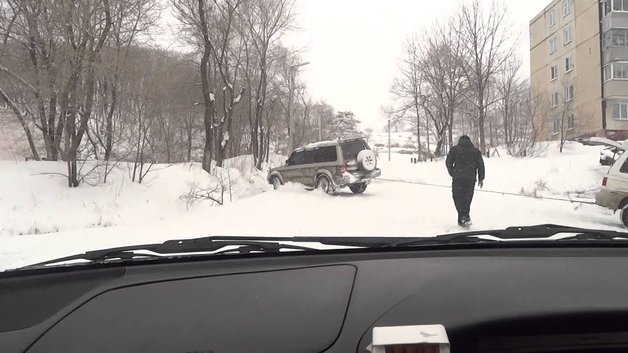 На машине по волге