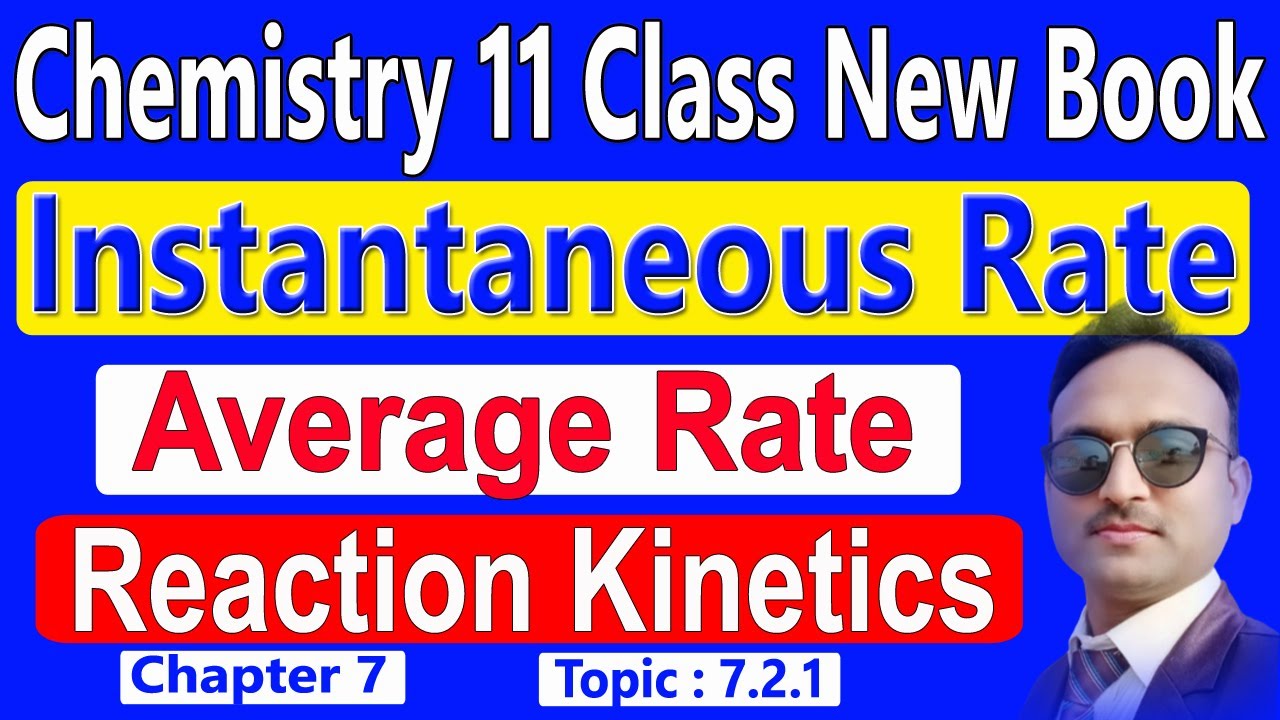 Instantaneous Rate & Average Rate | Class 11 Chemistry Chapter 7