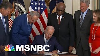 Biden Signs Inflation Reduction Act Into Law, Slams Republicans For Opposing