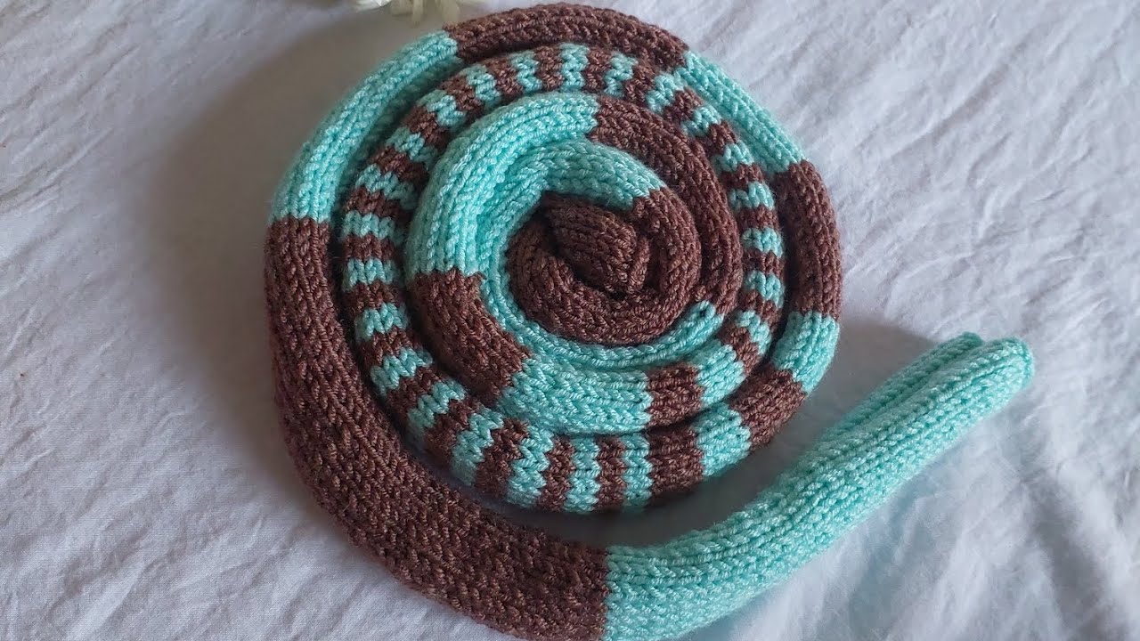 Pinterest’te Viral Olan Atkı Modeli /Kolay ve Şık Örgü Atkı Yapımı 🧶  #knittingpattern