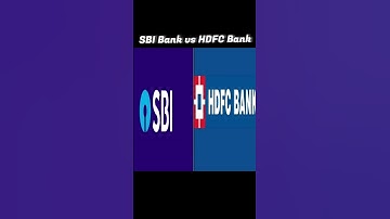 SBI Bank Vs HDFC Bank - Shivaay Facts #shorts