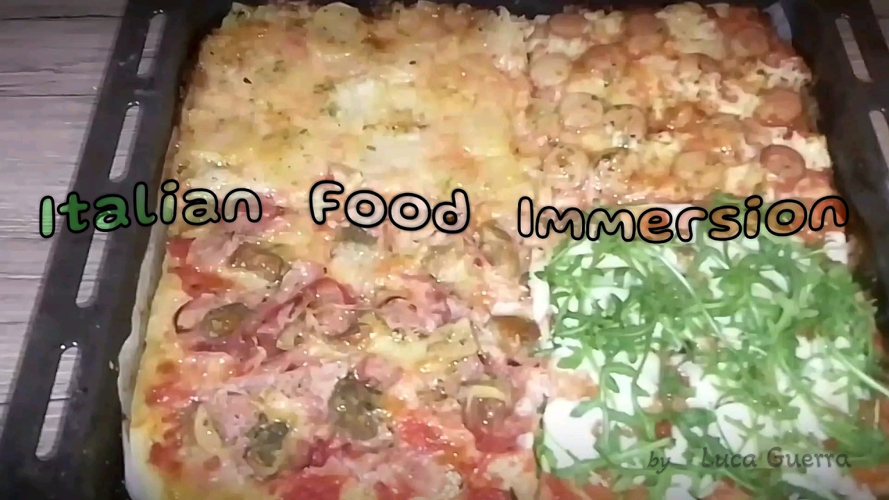 Pizza in teglia ai 4 gusti